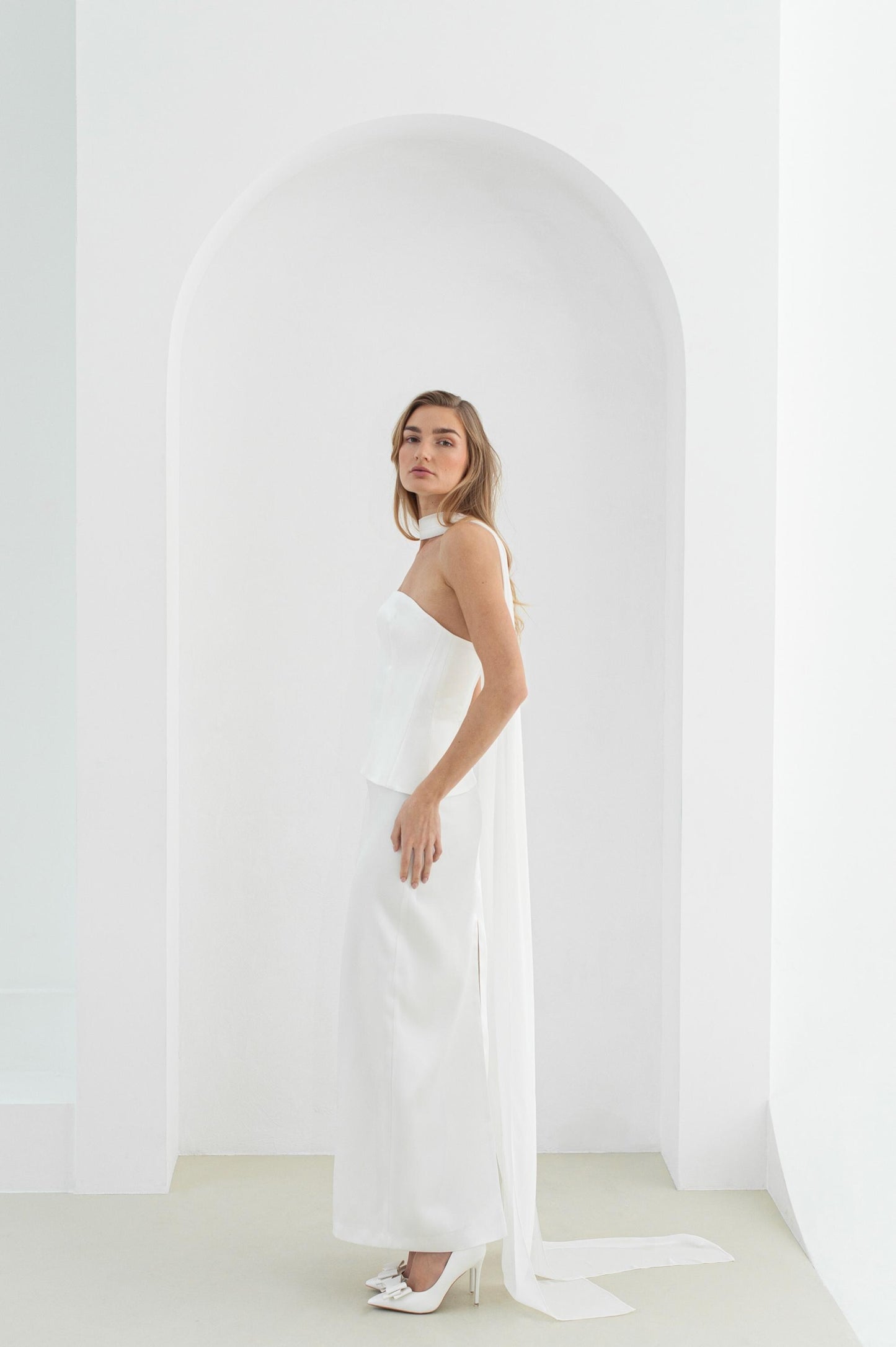 Minimalist wedding dress